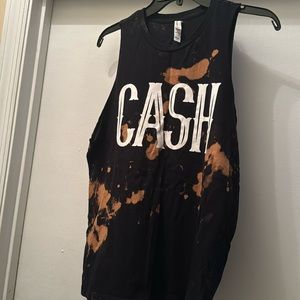EUC “CASH” tie dye tank top. Size medium.
